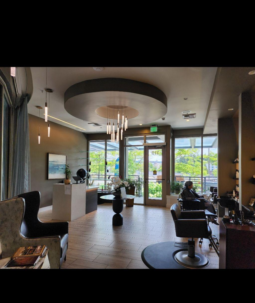 Interior of a hair salon